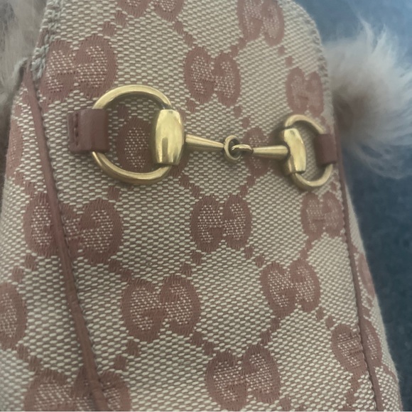 Gucci Logo Horsebit Princetown slides loafers/mules 36.5 (6.5) - Picture 9 of 12